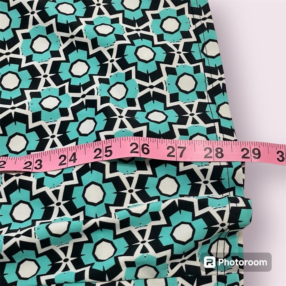Fit 4U swim dress size 20W aqua,black,white geo design adjustable straps 1piece - Picture 8 of 13
